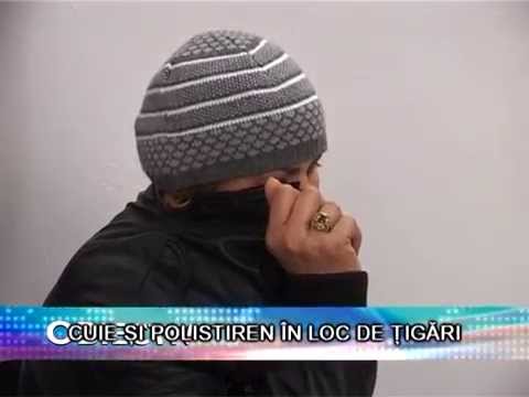 Știre Etv - Cuie și polistiren în loc de țigări!