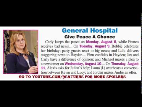 8-8-19 GH SOD SPOILERS Alexis Julian Jax Carly Lucy Kevin Michael General Hospital Preview 8-5-16