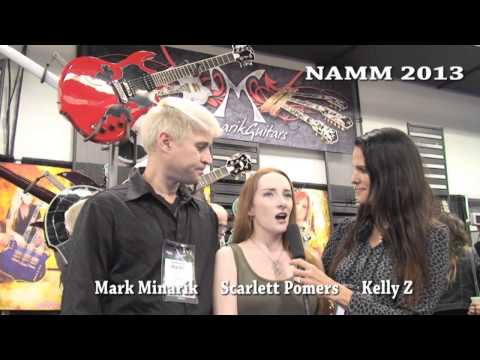Mark Minarik & Scarlett Pomers Chat With Kelly Z @ NAMM 2013