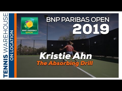Tennis Drills: Improve with Tips from WTA's Kristie Ahn: Absorbing Drill