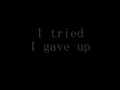 Nine Inch Nails   Gave Up With Lyrics