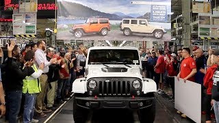 Final 2018 Jeep Wrangler JK production at the Toledo Assembly Complex