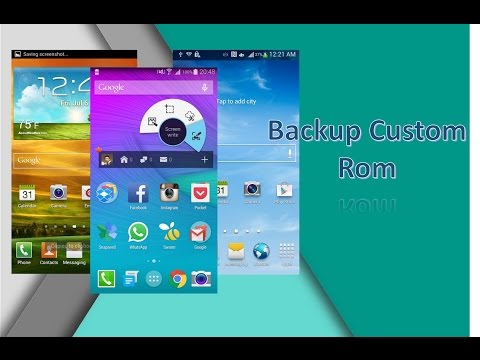How to Backup Custom Rom of any  Smart Phone - with root... Video