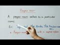 What Is A Proper Noun Learn English Grammar