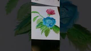 絵の具だけで、描いたよ。
