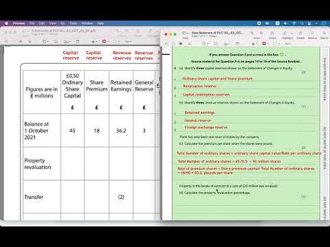 18.OCT 2022  IAL PEARSON EDEXCEL UNIT 2: Corporate and Management Accounting