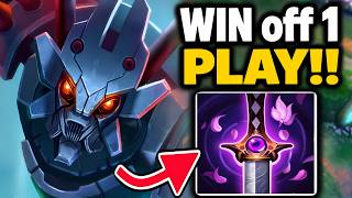 HOW to SNOWBALL & WIN off just 1 PLAY as KHA'ZIX Jungle!!