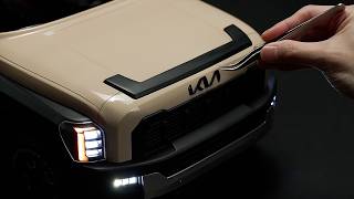 Making KIA TASMAN from modelling to building and painting