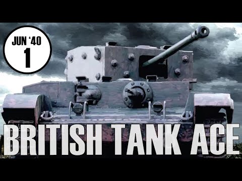 British Tank Ace Campaign - Episode 1 | World War 2 Solo Tank Combat Wargame | Compass Games