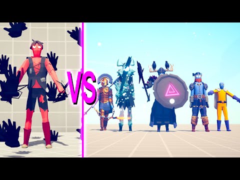DARK PEASANT vs HIDDEN UNITS Team - Totally Accurate Battle Simulator TABS