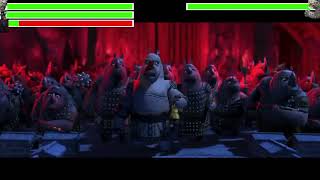 Kung Fu Panda (2008) Prison Escape with healthbars (Made By @GabrielD2002)