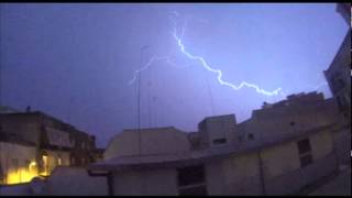 preview picture of video 'Andria= fulmini sulla città //O.0\\'