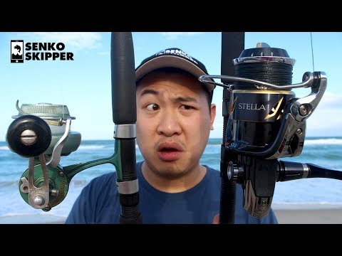 Beach fishing: $30 Vintage Reel VS $1200 Shimano Stella