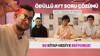 ALTIN ÖDÜLLÜ SORU YARIŞMASI ! DERECE ÖĞRENCİLERİYLE AYT MATEMATİK KAPIŞMASI (50 KİTAP HEDİYELİ)