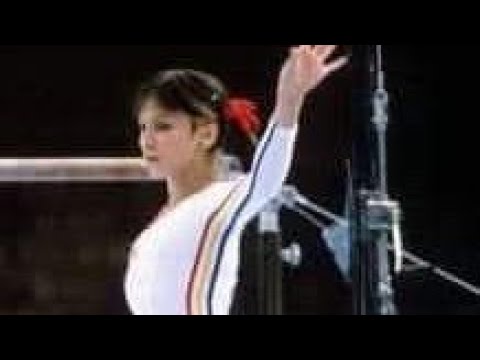 Cristina Grigoras -very nice UB exercice 1981 Europeans
