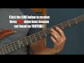 online bass guitar lesson you might think the cars ...