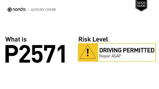Meaning of OBD p2571