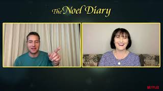 Justin Hartley hilariously reveals what it&#39;s like filming in snow &amp; playing piano in The Noel Diary.