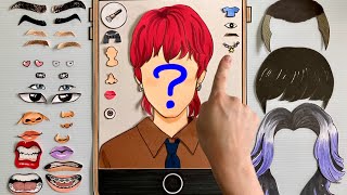【paperdiy】【making】顔製造アプリ2#making#smartphone #app#handmade