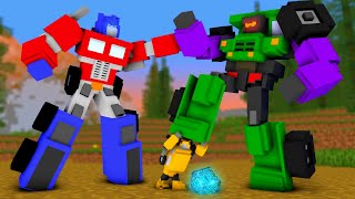 Monster School : ROBOT TRANSFORMERS LOST ALLSPARK - Minecraft Animation