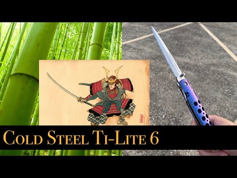 Thin Bamboo Test: Cold Steel Ti-lite 6