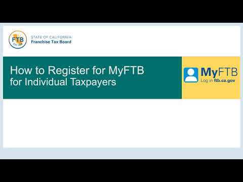 How to register for MyFTB for Individual Taxpayers