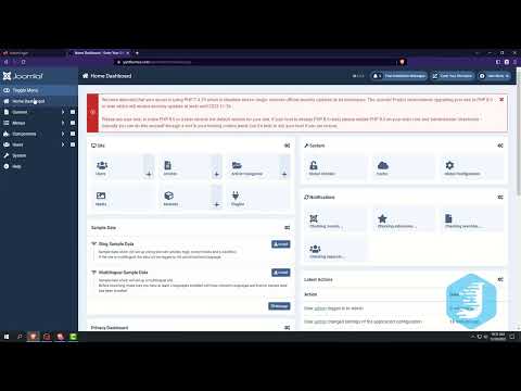 How to change the Current PHP version your Joomla website is using?