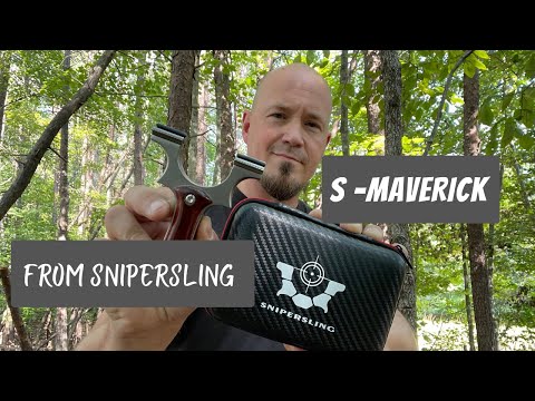 The “S-Maverick” Titanium Slingshot from Snipersling!