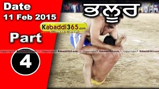 Bhaloor (Moga)  Kabaddi Tournament 11 Feb 2015 Part 1 by Kabaddi365.com