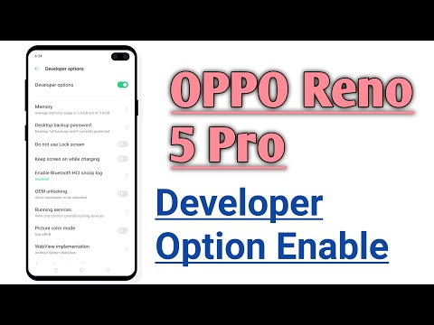 OPPO Reno 5 Pro How To Enable Developer Option