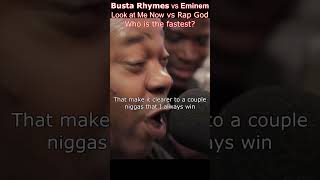Eminem vs Busta Rhymes 🥵 Who is the fastest rapper in the world? Rap God vs Look at Me Now