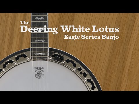 Deering Line Up - Deering White Lotus 5 String Banjo