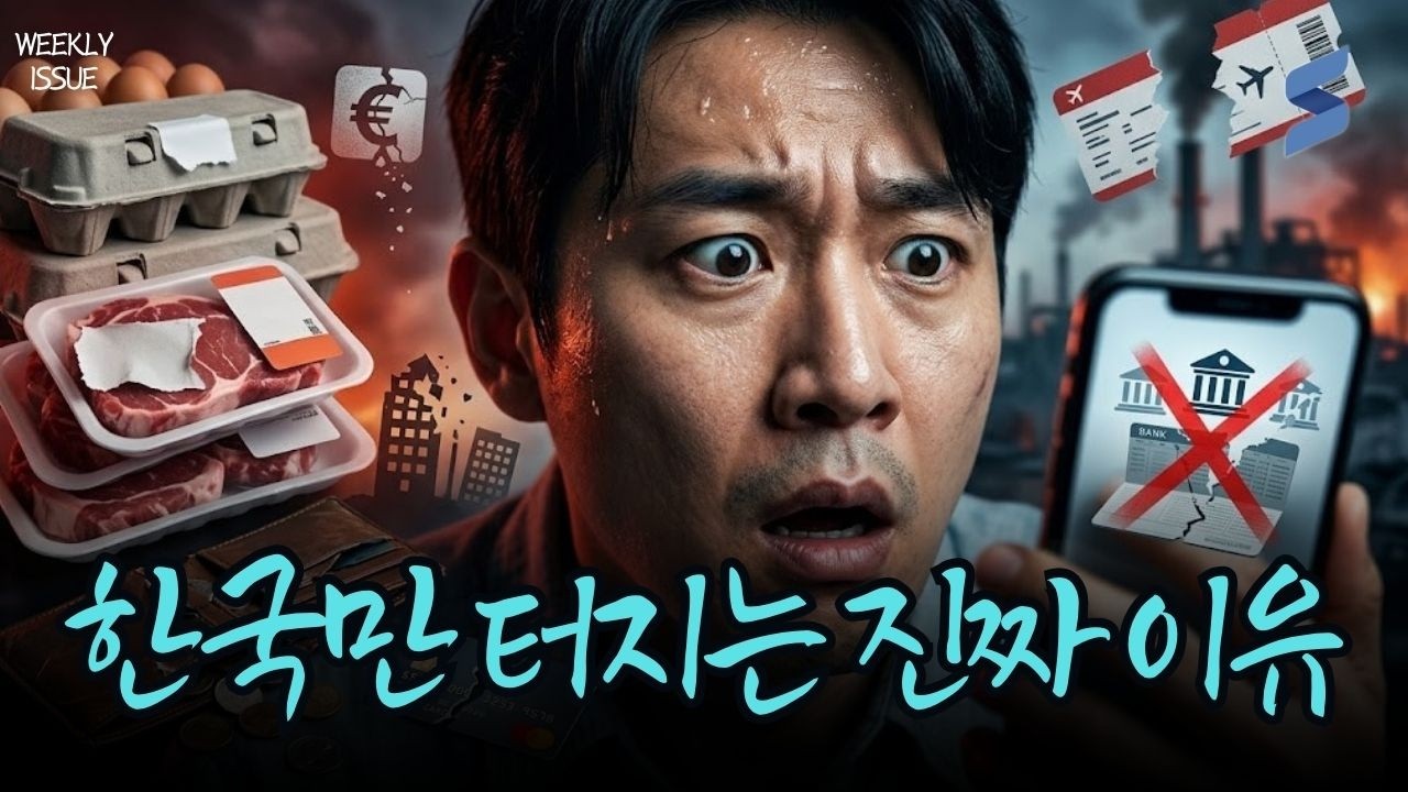계란 7천원, 좀비 기업 5천개... 한국만 터지는 진짜 이유