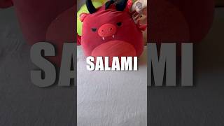 Unboxing Salami the giant red devil Squishmallow dragon #squishmallows #halloween #unboxingtoys