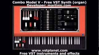 Video thumbnail for Combo Model V - Free VST synth (organ) - vstplanet.com by Plugins Collection