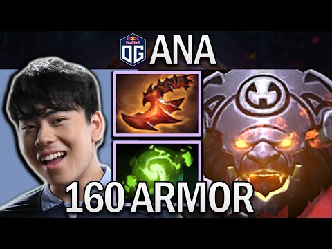 OG.ANA SMURF AXE WITH INSANE 160 ARMOR - DOTA 2 7.31 GAMEPLAY