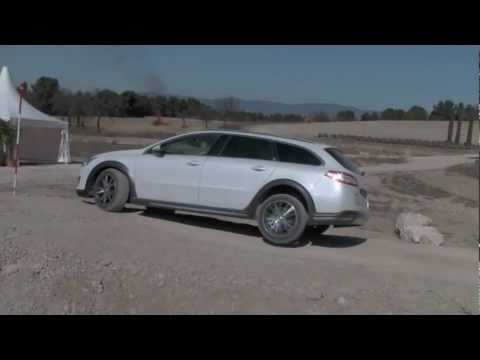 Peugeot 508 RXH. Bloqueo de las ruedas.mov