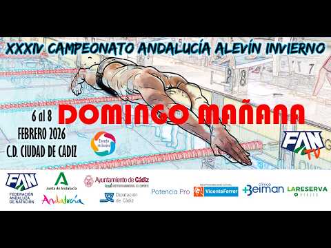 NATACIÓN - CAMPEONATO ANDALUCÍA ALEVÍN INVIERNO CÁDIZ 2026 – DOMINGO MAÑANA