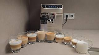 DELONGHI MAGNIFICA PLUS 🥛☕ All Milk Drinks Explained 🤔 What’s the Difference and How Are They Made?