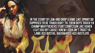 Lil&#39; Kim - Quiet (Lyric Video) ft. The Game HD