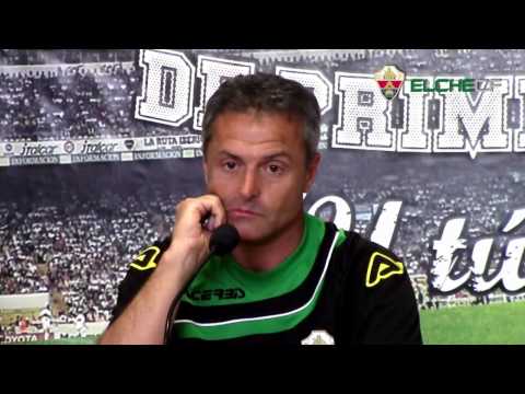 Elche CF Oficial - Temp 13/14 - Rueda de prensa Fran Escribá (Pretemporada)