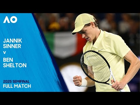 Jannik Sinner v Ben Shelton Full Match | Australian Open 2025 Semifinal