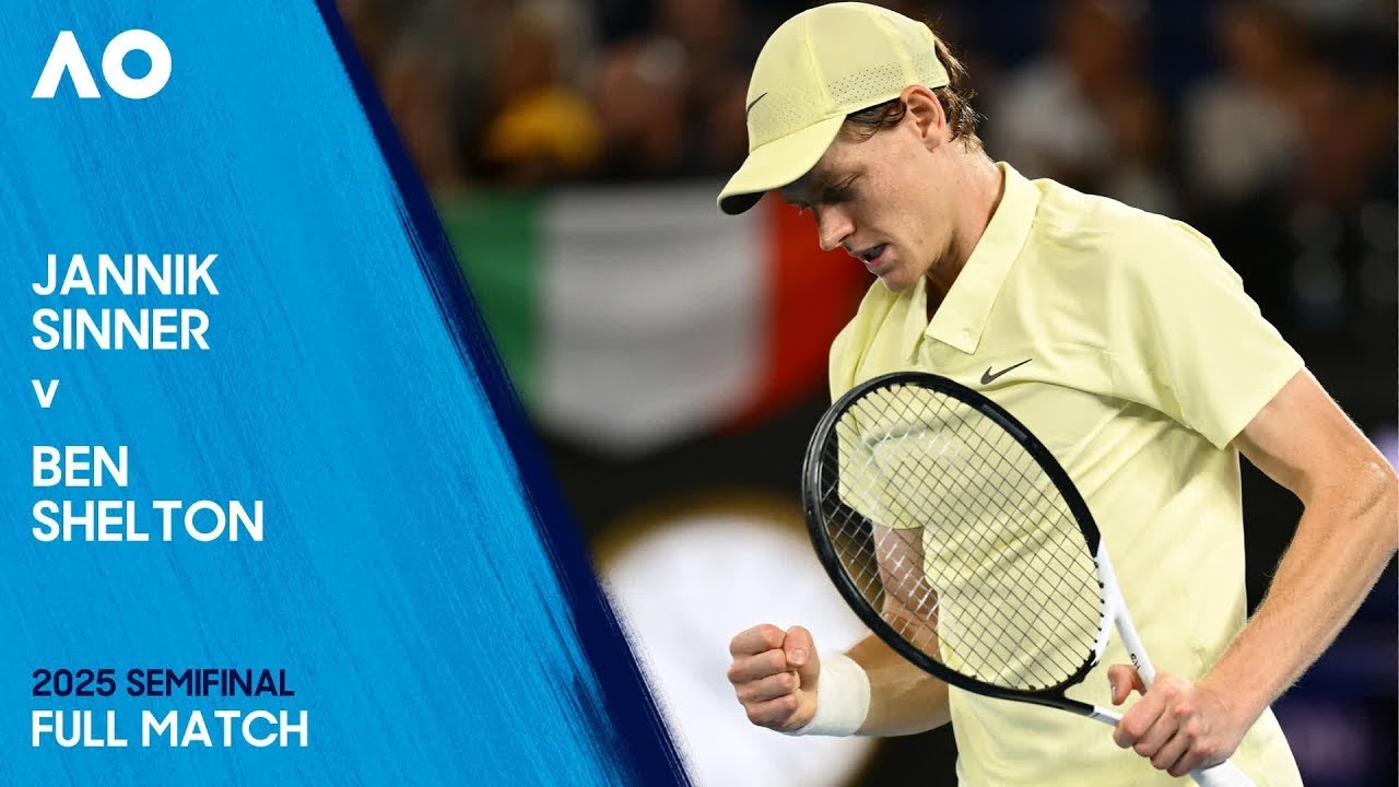 Jannik Sinner v Ben Shelton Full Match | Australian Open 2025 Semifinal