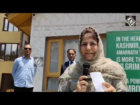 Protecting the Yatra is our responsibility — more than that of the security forces: Former CM J&K & PDP President #MehboobaMufti.  Says pilgrims visiting Kashmir act as ambassadors to the rest of the country and their experience in the Valley could help counter negative perceptions about Kashmir and its people.