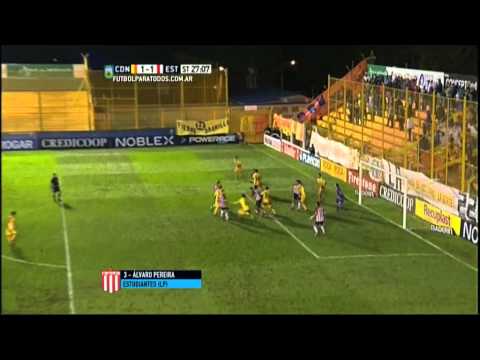 Gol de Pereira. Crucero 1 - Estudiantes 1. Fecha 17. Primera División 2015. FPT.