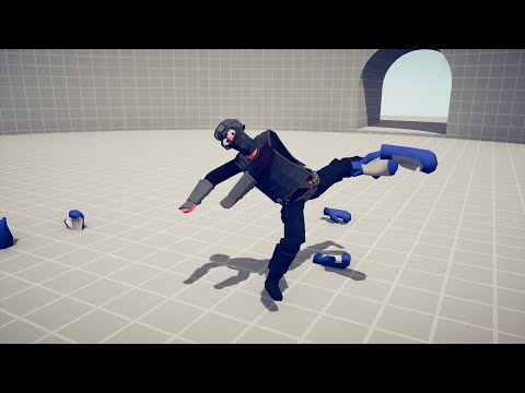 POLICEMAN TAEKWONDO CHAMPION vs EVERY 6 UNIT - TABS - Totally Accurate Battle Simulator