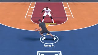 Bronny James vs LeBron James on NBA 2K25 Mobile