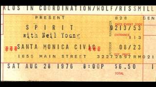 SPIRIT & NEIL YOUNG - Like A Rolling Stone + Dark Eyed Woman ( SANTA MONICA ) 1976