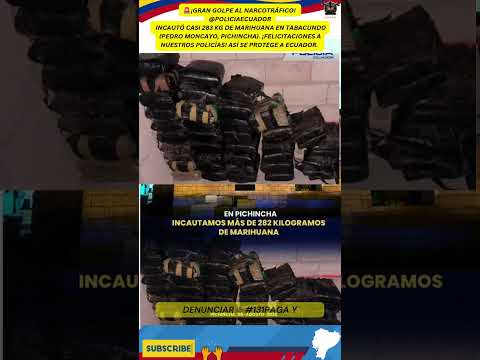 🚨¡Gran golpe a los narcos! 🤝#131PAGA Y FUNCIONA #PolicíaEcuador#NoAlNarcotráfico 