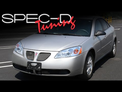 SPECDTUNING INSTALLATION VIDEO: 2005-2010 PONTIAC G6 PROJECTOR HEADLIGHTS